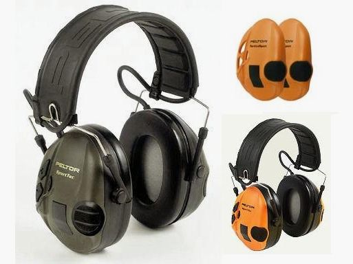 Peltor Sporttac 3M Gehörschutz Grün / Orange