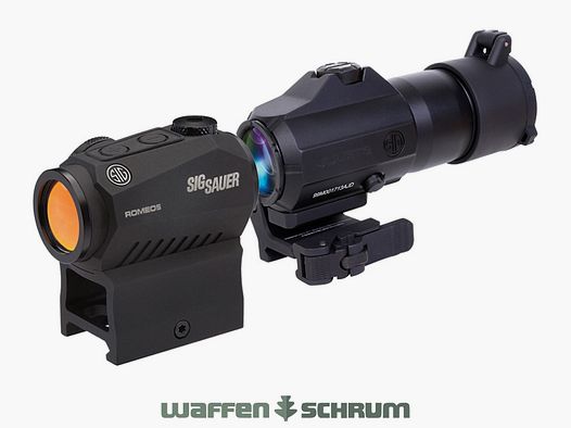 SIG-Sauer ROMEO5 + JULIET3 Magnifier Set 2 MOA - 3x24mm