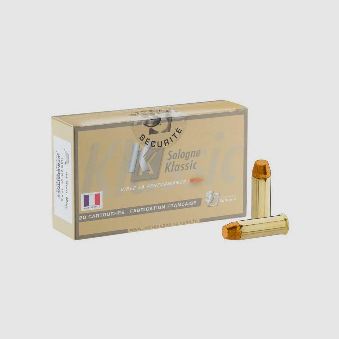 Sologne .45-70 Govt H&N TFN 300 gr / 19.4 g - Sologne .45-70 GVT FN 300 gr / 19.4 g, image 3 of 10