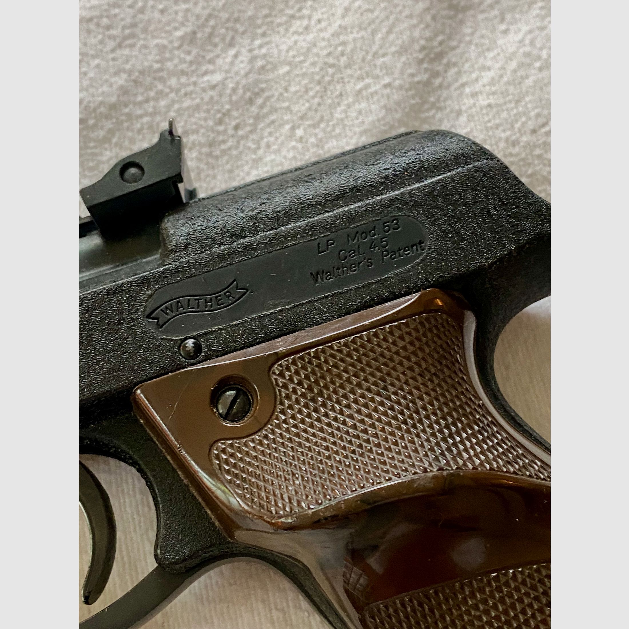 Walther LP 53  James Bond Goldfinger  mit Laufgewicht