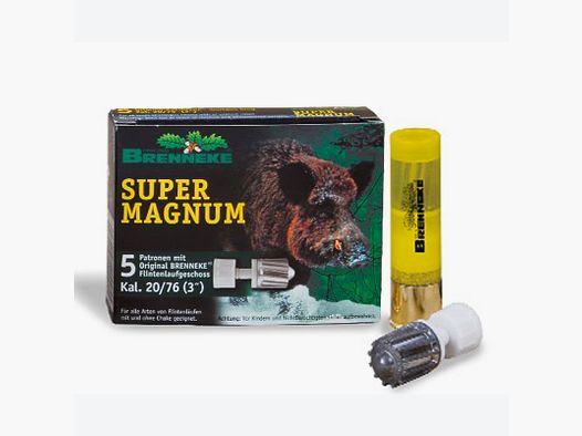 Brenneke Super Magnum .20/76 28.4g 5 cartridges