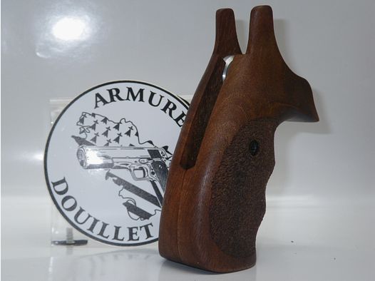 Plaquettes bois texturées pour revolver S&W carcasse N Round Butt