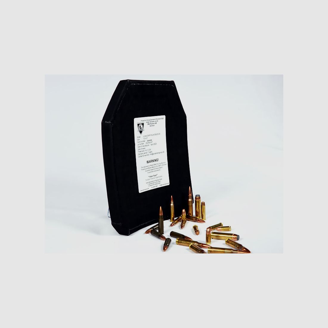 PGD Protection Plate U-Line NIJ Level IV Size: 25 x 30 cm