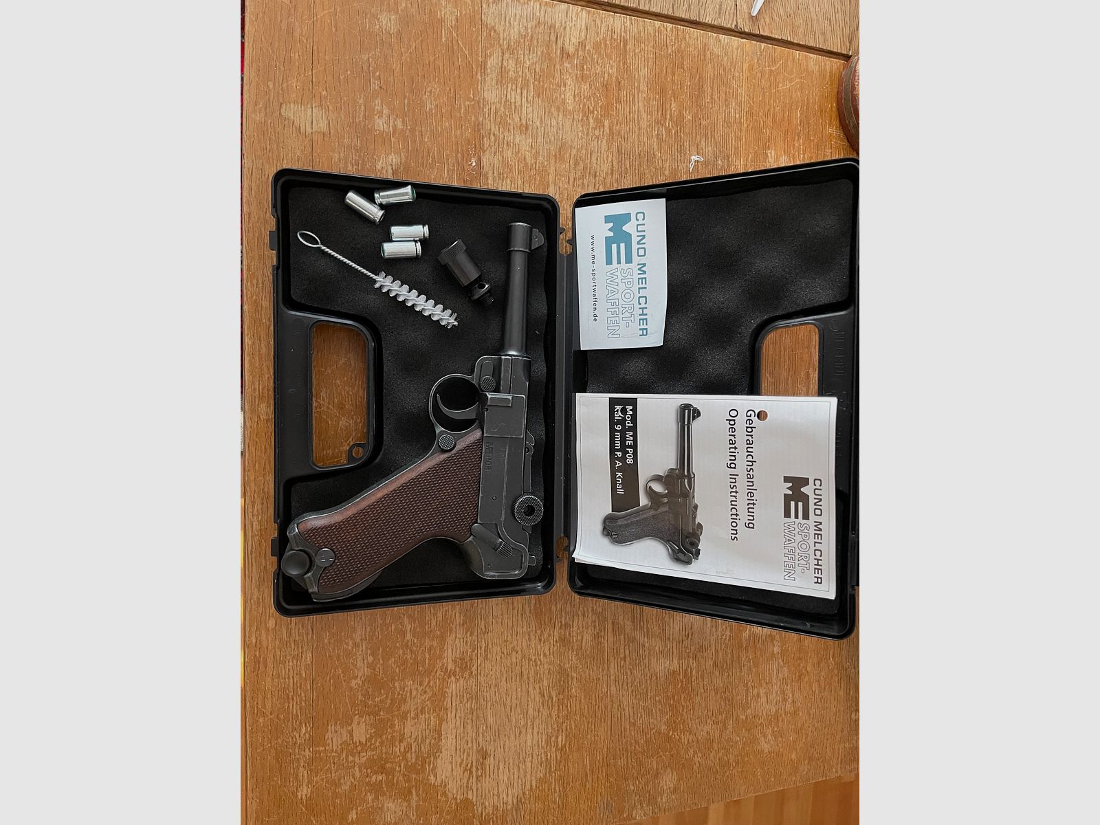 Modello ME P08 Calibro 9mm P. A. Knall di Cuno Melcher