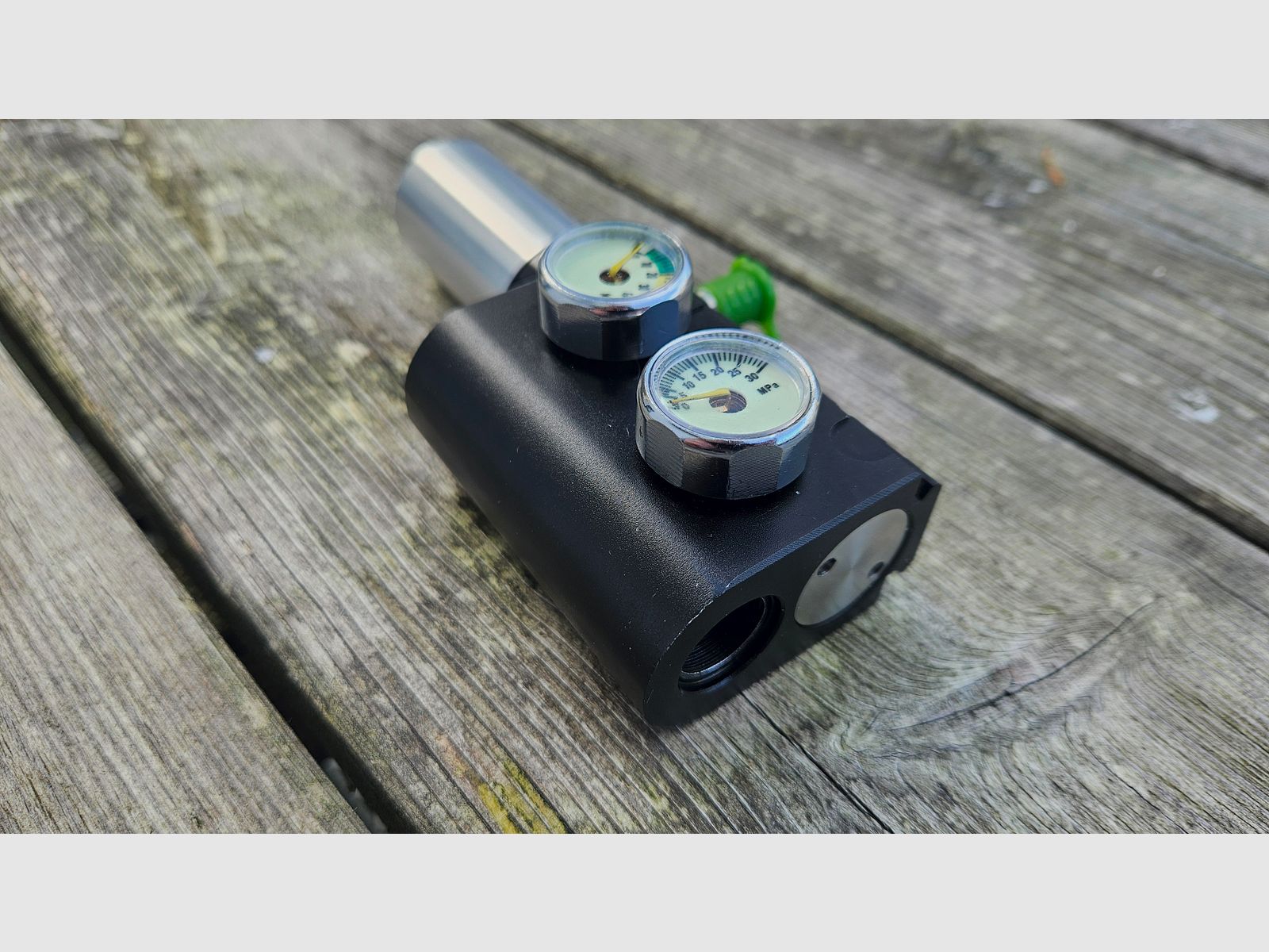 Snowpeak/AirmaX PP750 - Valvola Z Ventilatore PCP Regolatore per il collegamento di bombole d'aria compressa