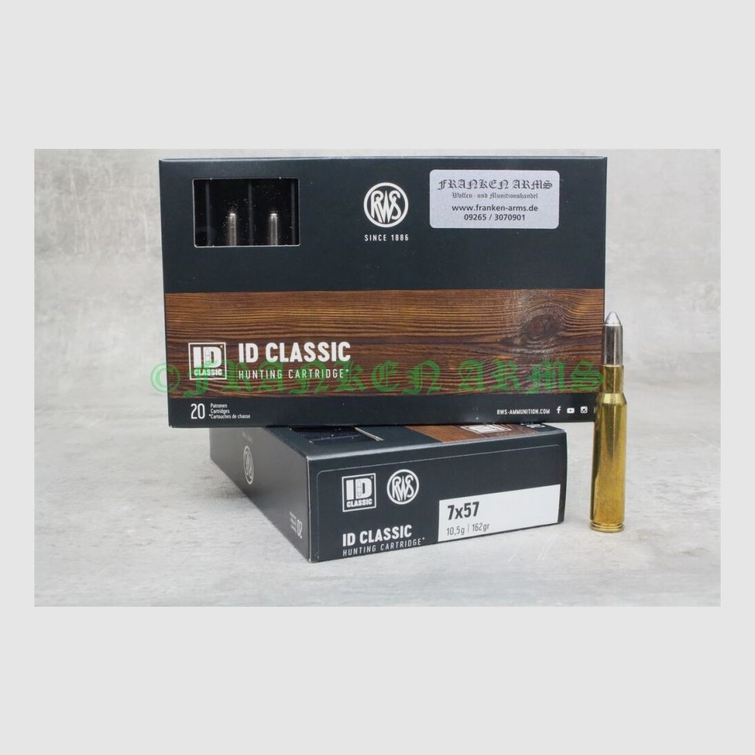 RWS ID Classic 7x57 162gr. 10,5g 20 Stück Staffelpreise