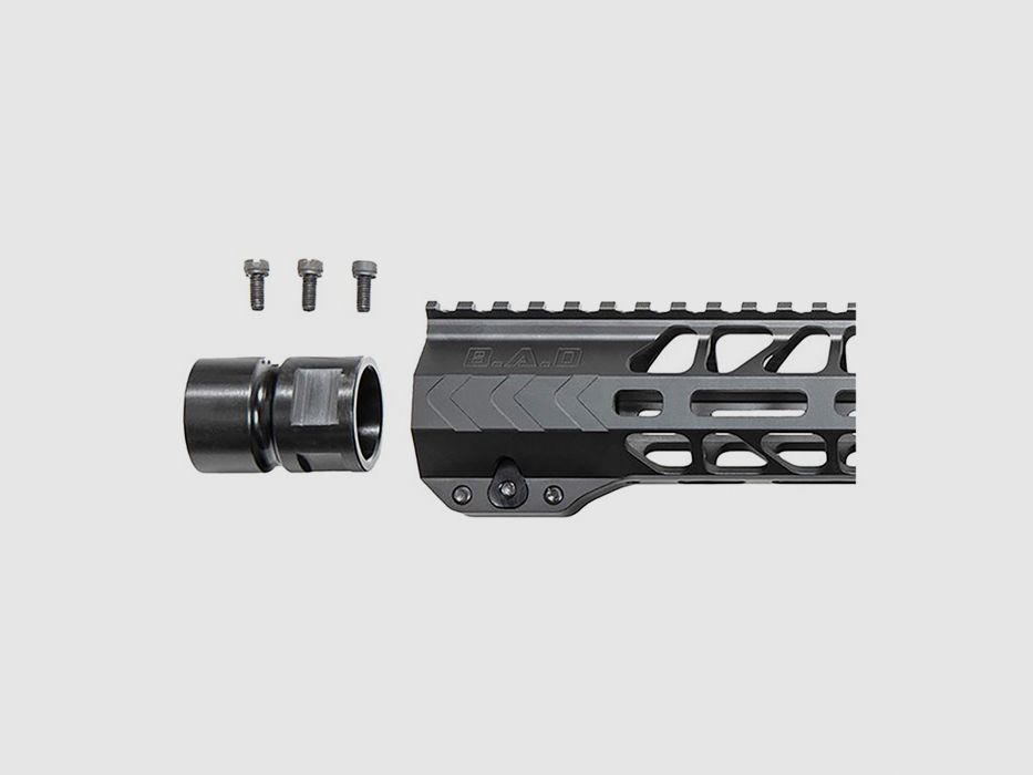 BATTLE ARMS DEVELOPMENT INC. AR-15 HANDGUARDS M-LOK BATTLE ARMS DEVELOPMENT INC. WORKHORSE 6.7 FREE FLOAT HANDGUARD ALUMINUM BLACK, imagen 2 de 2