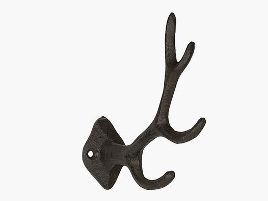 Lovergreen decoration motif wall hook iron deer antlers