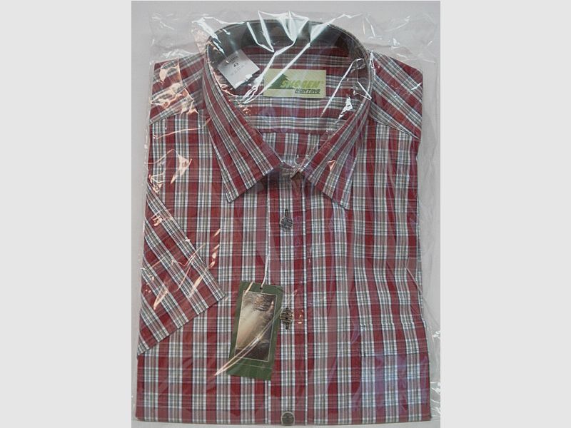 Kent 1/2-mouw, maat 42 - groot geruit