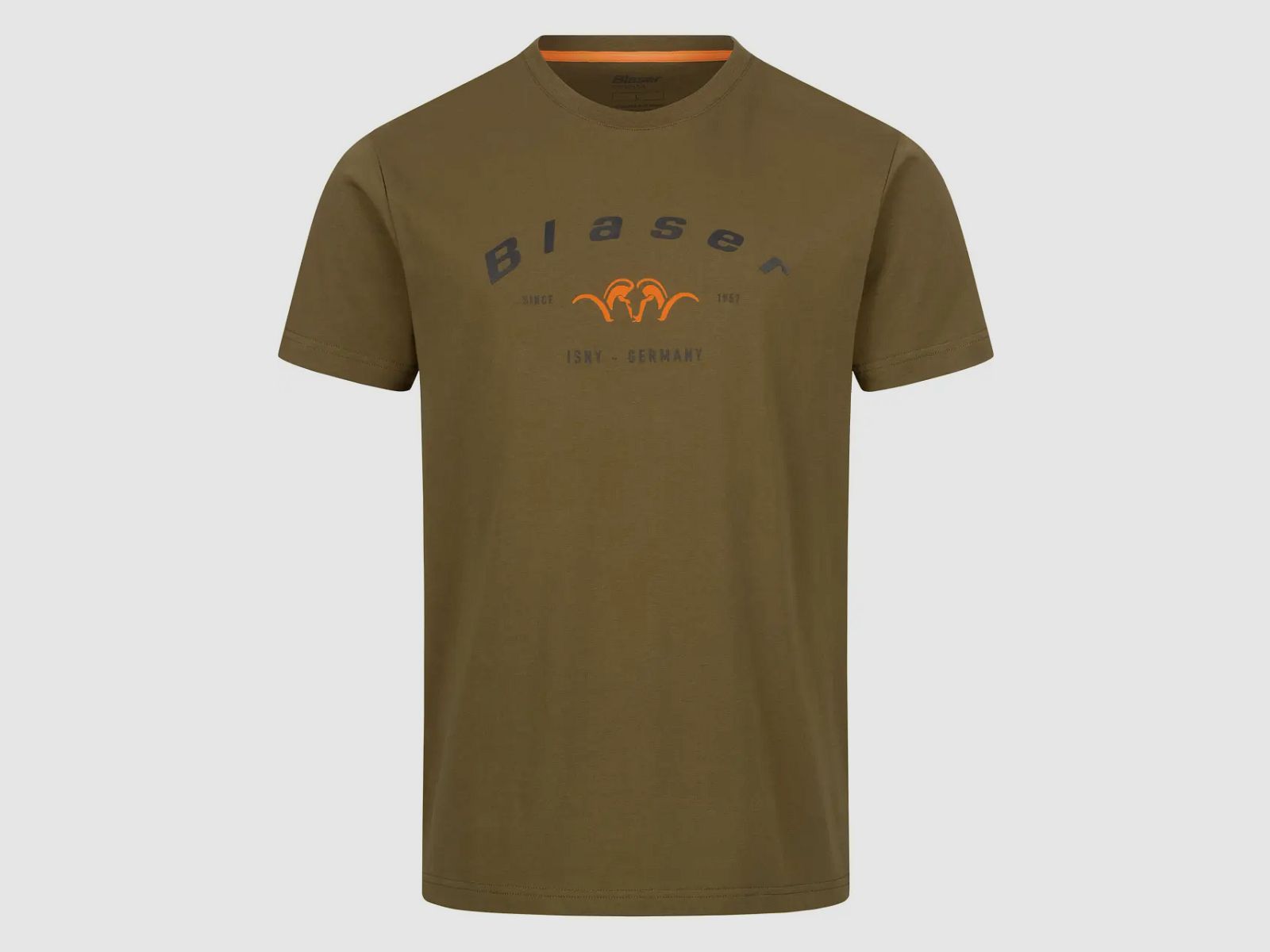 Blaser T-Shirt T 24 mit Argali-Logo (Oliv)