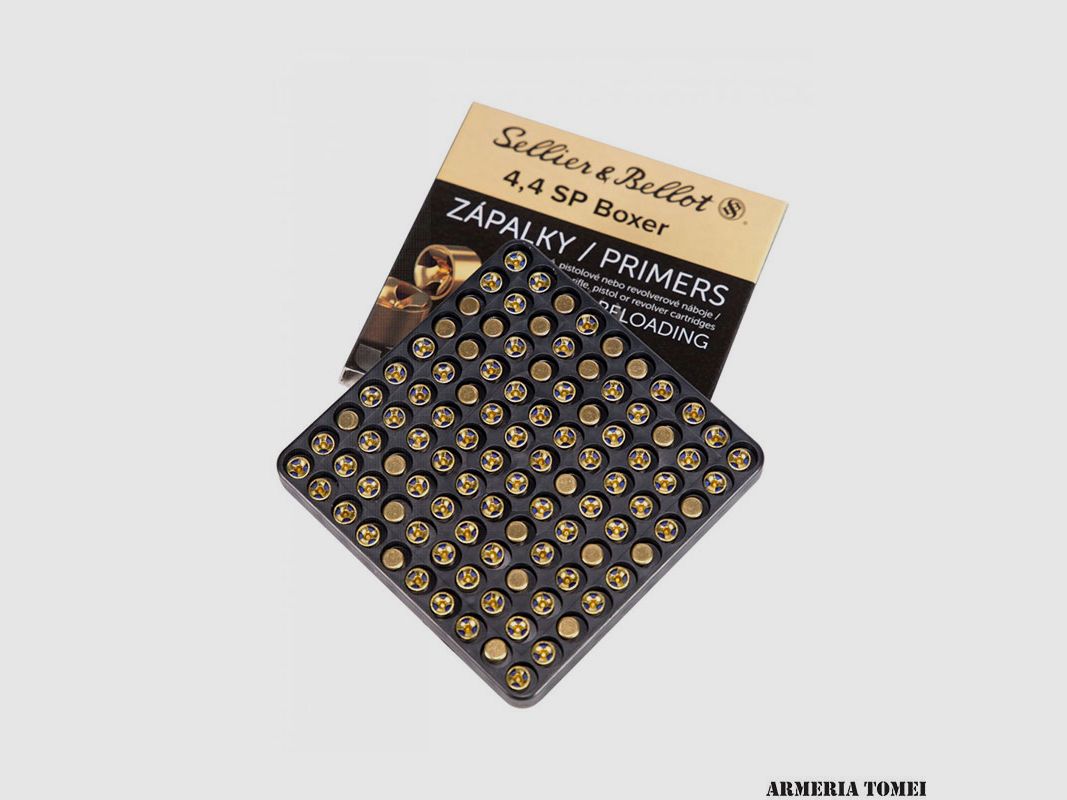 INNESCHI – SELLIER & BELLOT – SMALL PISTOL PRIMERS, immagine 2 di 2
