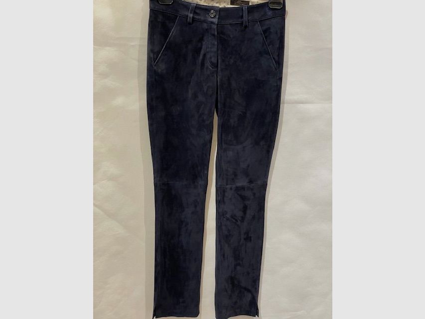 Habsburg Lederhose Zoe in Dunkelblau, Bild 1 von 2