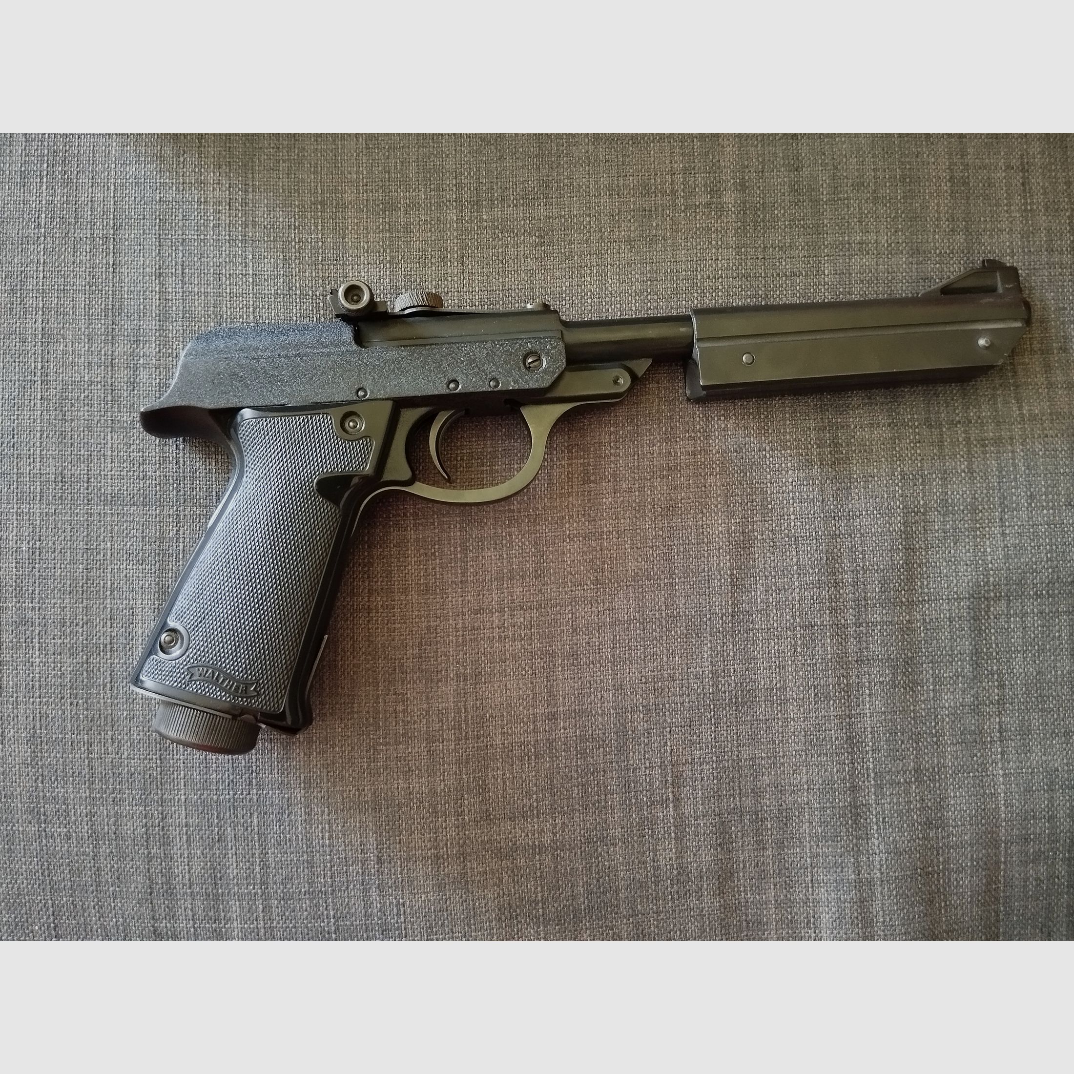 Walther LP Mod. 53 Kal. 4,5mm zwart zeer goede staat in de originele doos + accessoires