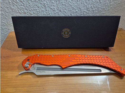 Midgards Messer Fenris - Orange / Limitiert - XXL Linerlock