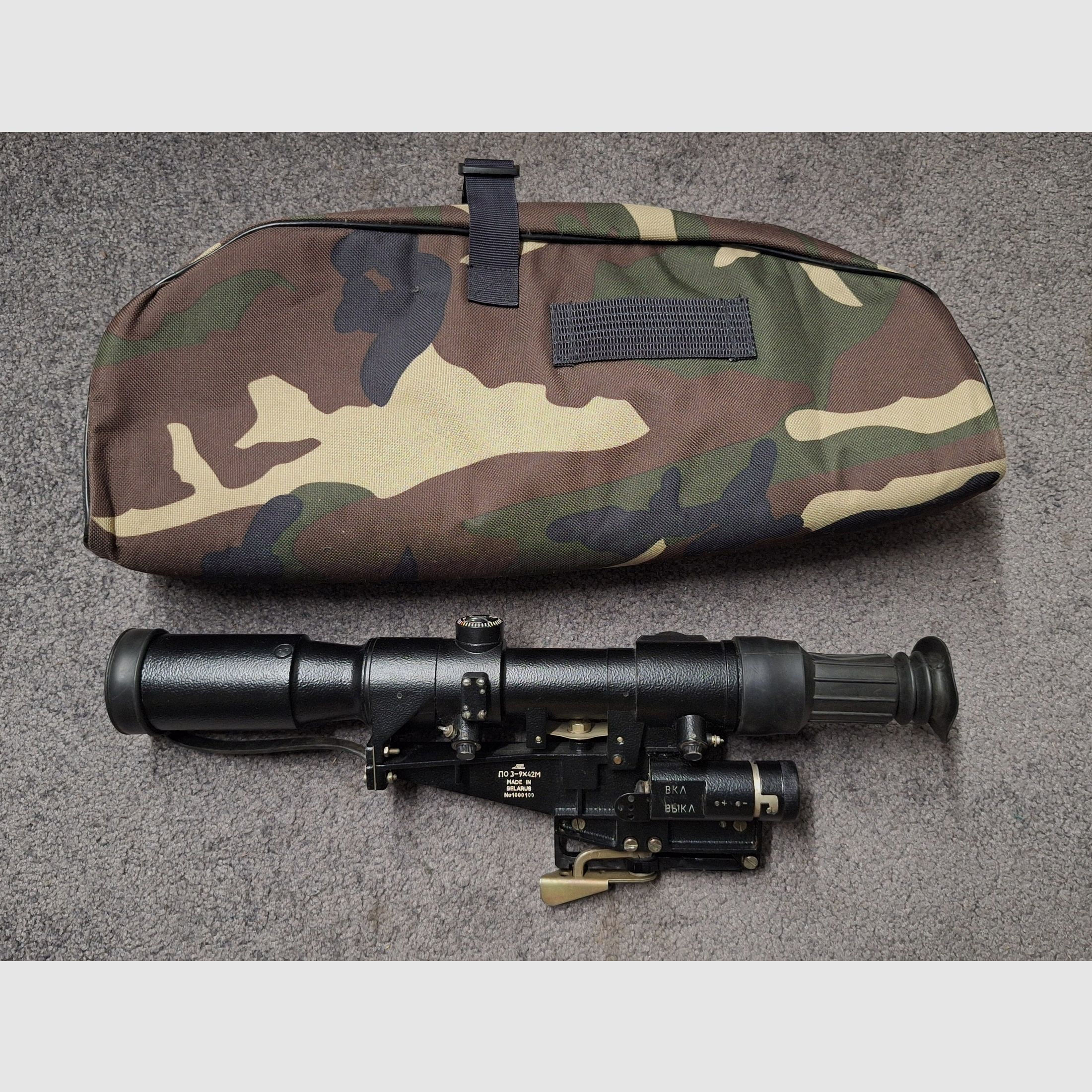 Celownik optyczny PO 3-9x42 M dla SVD Dragunov Dragunow SWD lub AK 47 74 i Clone