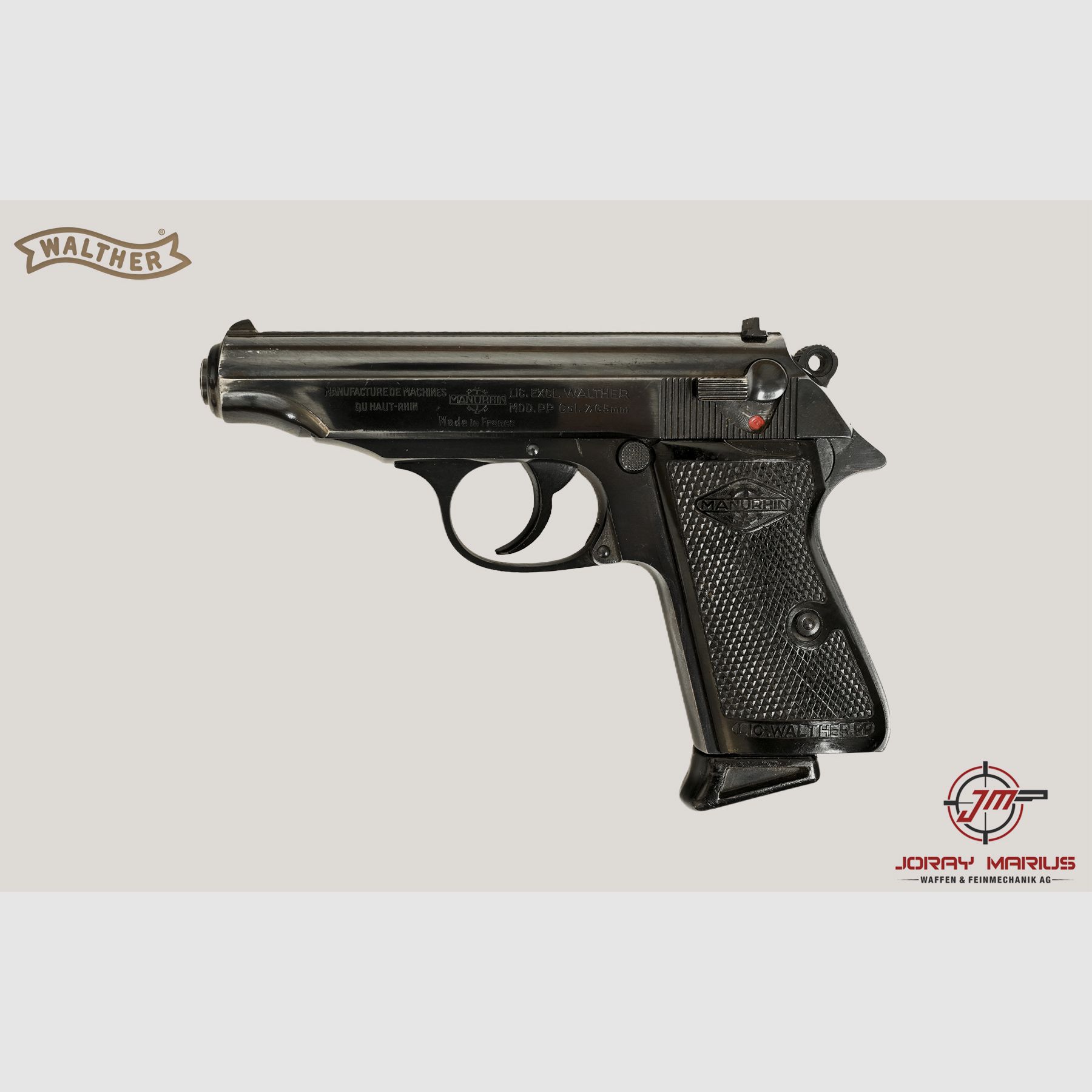 Walther-Manurhin PP 7.65 Kort – 1952, afbeelding 2 van 3