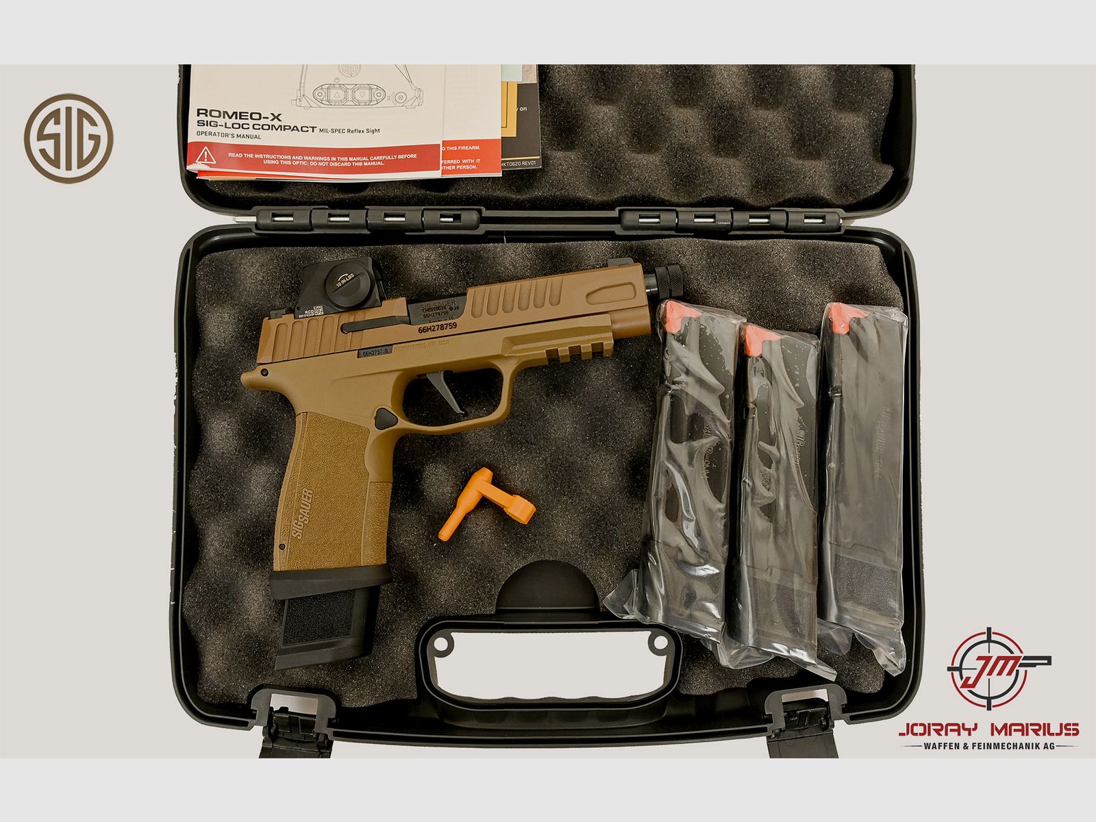 SIG Sauer P365-FUSE Tacops Coyote RXSL 9mm Para, image 2 of 3