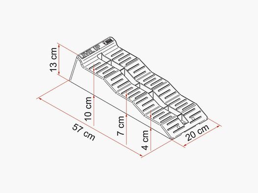 Auffahrkeil Kit Level Up 2er-Set