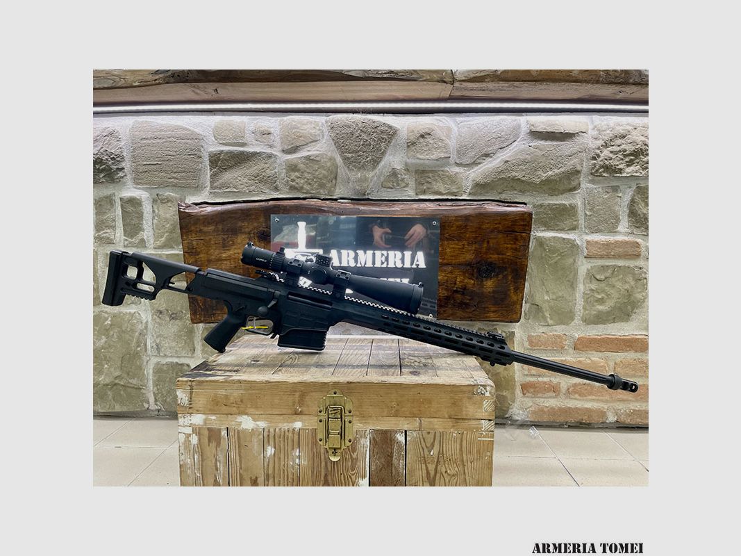 RIFLE – BARRETT MRAD CAL. 338 LAPUA MAG 26″ SMR BLK MIL-SMU, image 1 of 7
