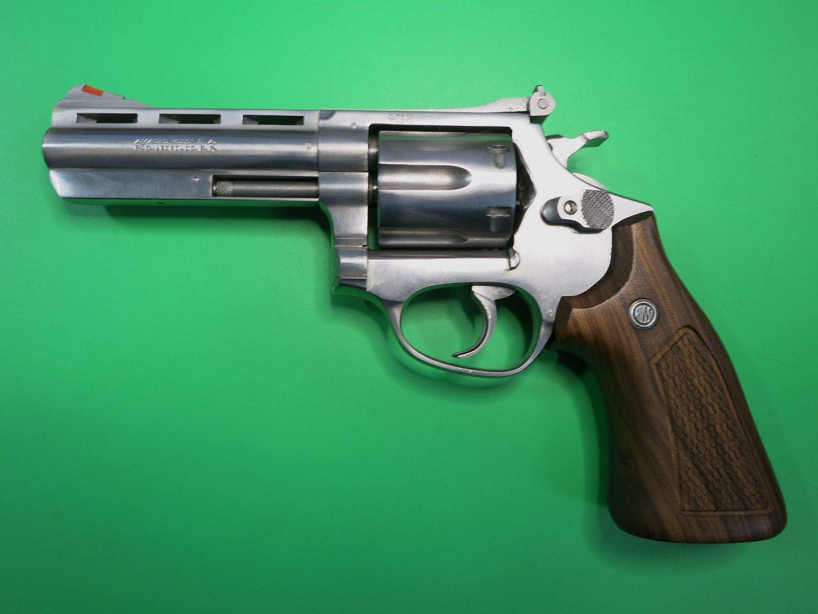 Rossi Interarms Edelstahl Revolver M851, .38 Special, 6 Schuss, DA/SA, Amadeo-Rossi M-851, Fallenjagd #17