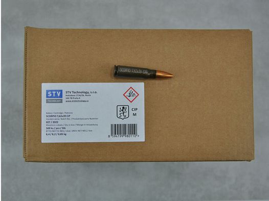 Surplus	 STV-Scorpio 7,62x39 *1000 Stück*