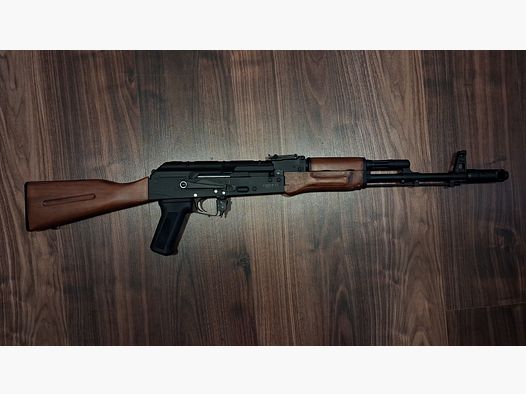 Airsoft AK 74 bois véritable/métal plein (Défectueux)