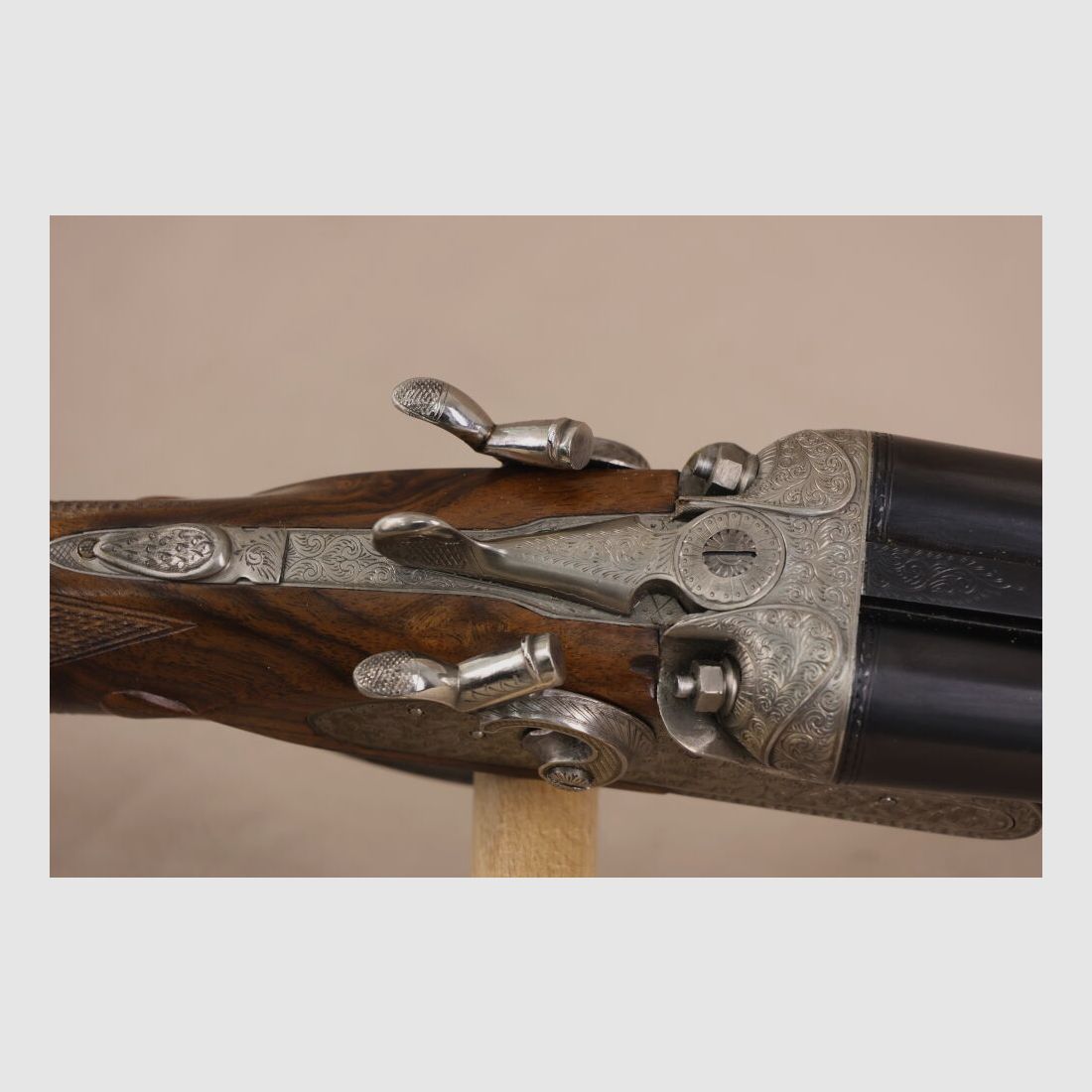 Armas Ego - Eibar Hahn - Doppelflinte // Seitenschloss // absolutes LUXUS Holz