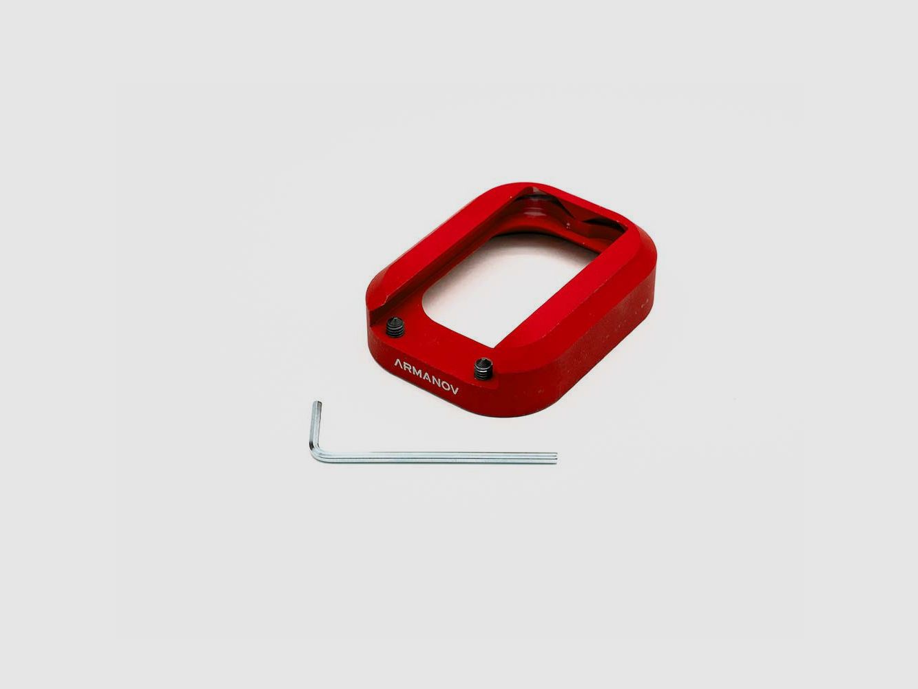 Armanov MAGWTM59PCC imbuto per caricatore per Troy M5 9mm – PCC, Colore: Rosso, immagine 2 di 3