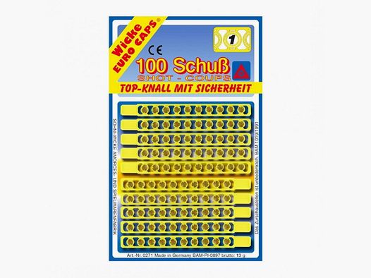 Wicke Einzelschuss Amorces 100 Schuss