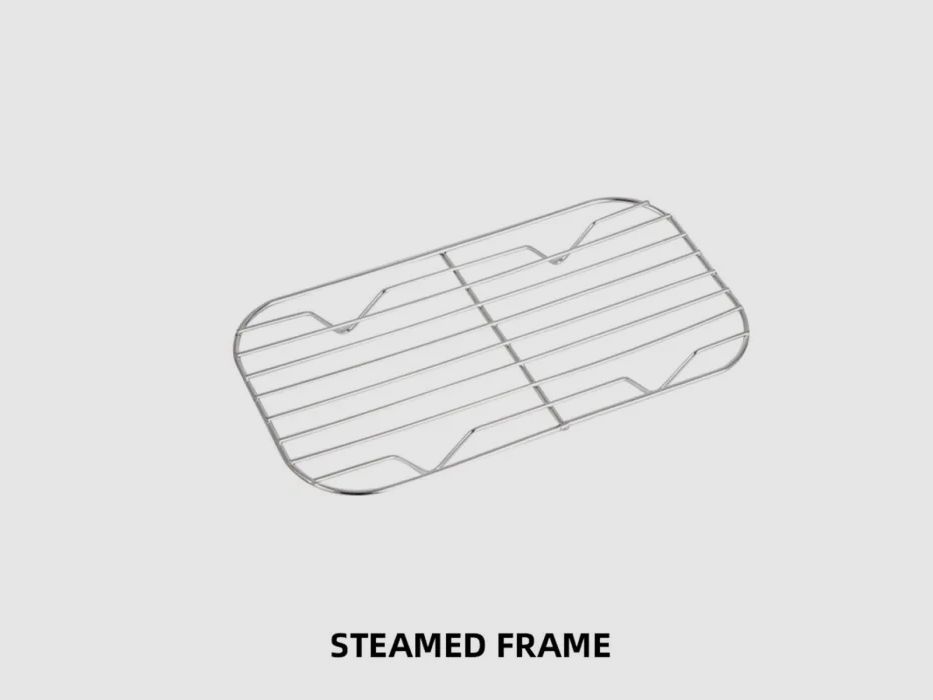 Caja de almuerzo de acero inoxidable con tabla de cortar de madera de bambú
