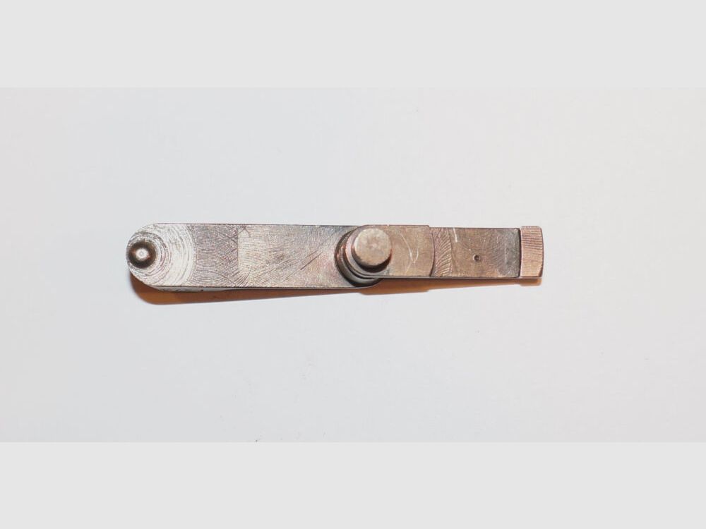 Fábrica de armas de Berna Usado palanca de bloqueo para pistola de ordenanza suiza Parabellum 1906, cal. 7,65mmPara, W+F P08, imagen 3 de 4