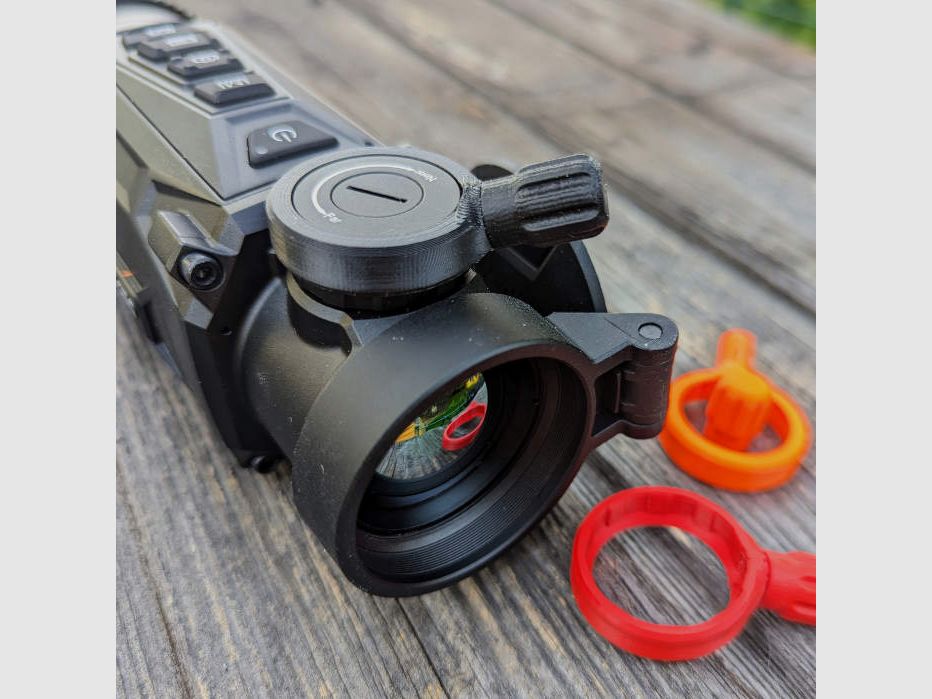 For Hikmicro Thunder 2.0 attachment devices: Quick adjustment lever for thermal imaging camera focus