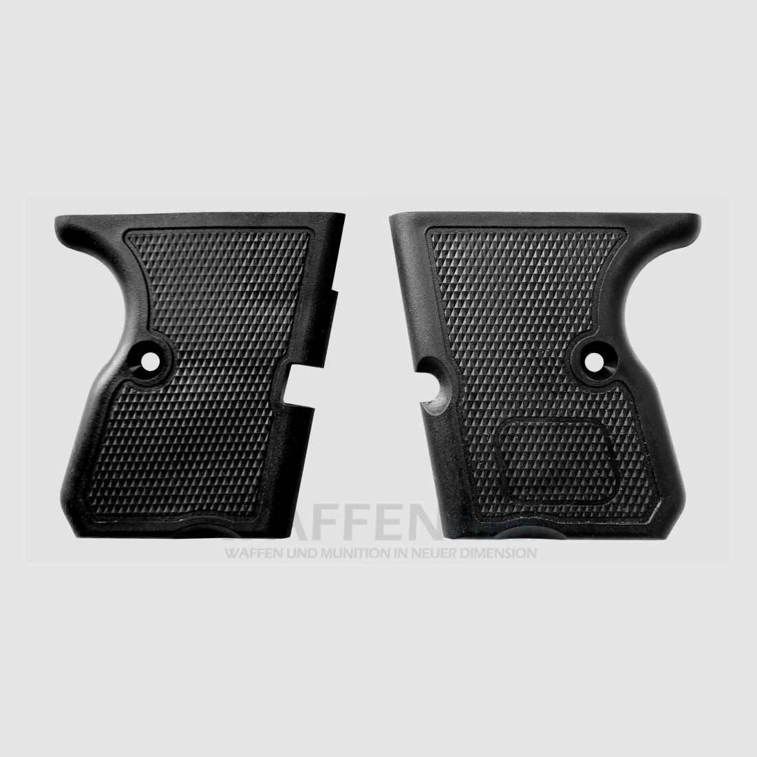 Steel Eagle grips for blank-firing pistol