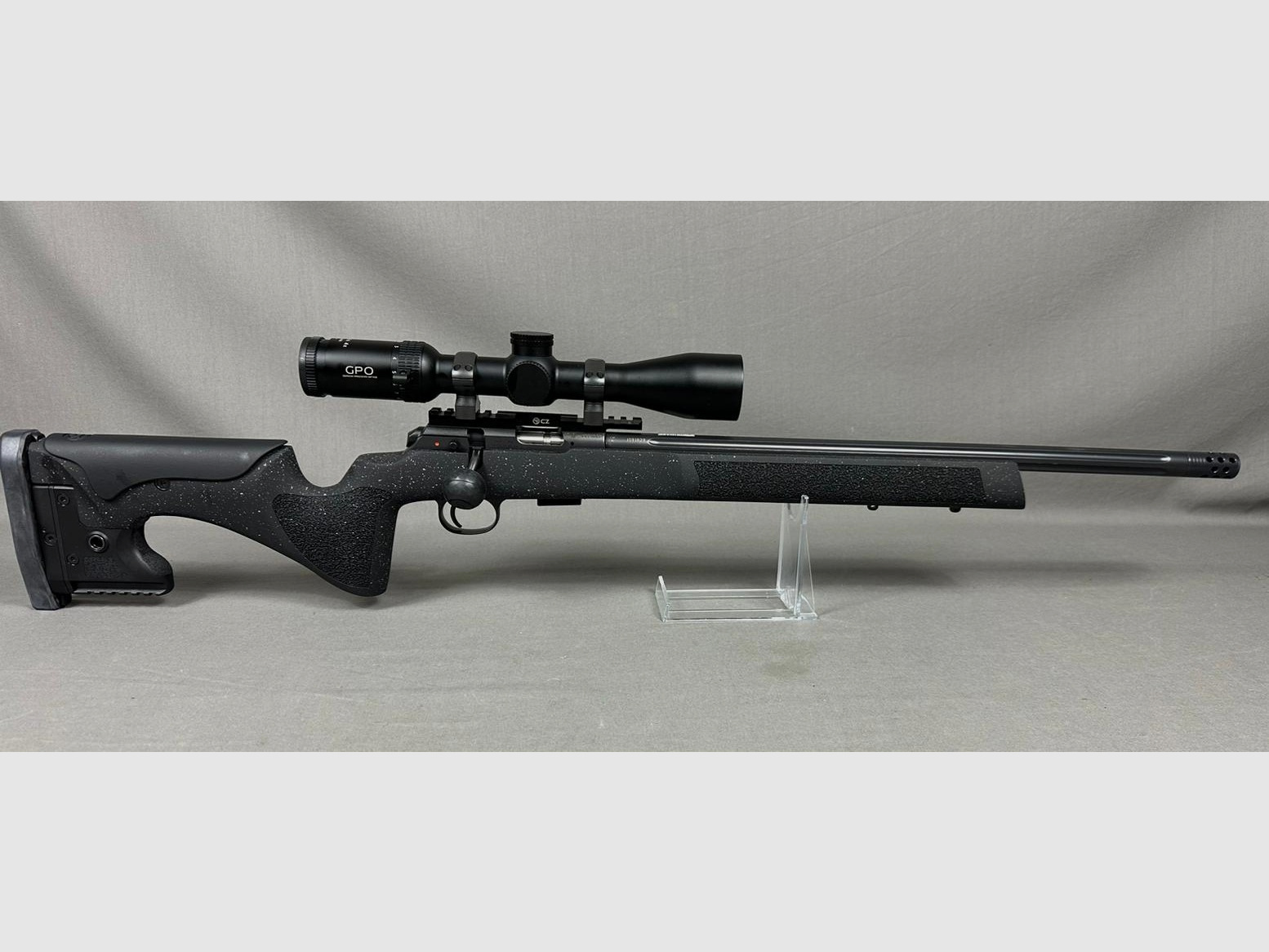 CZ 457 LRP in .22 lr  Black Threaded 20"  mit GPO Spectra 2,5-10x44i