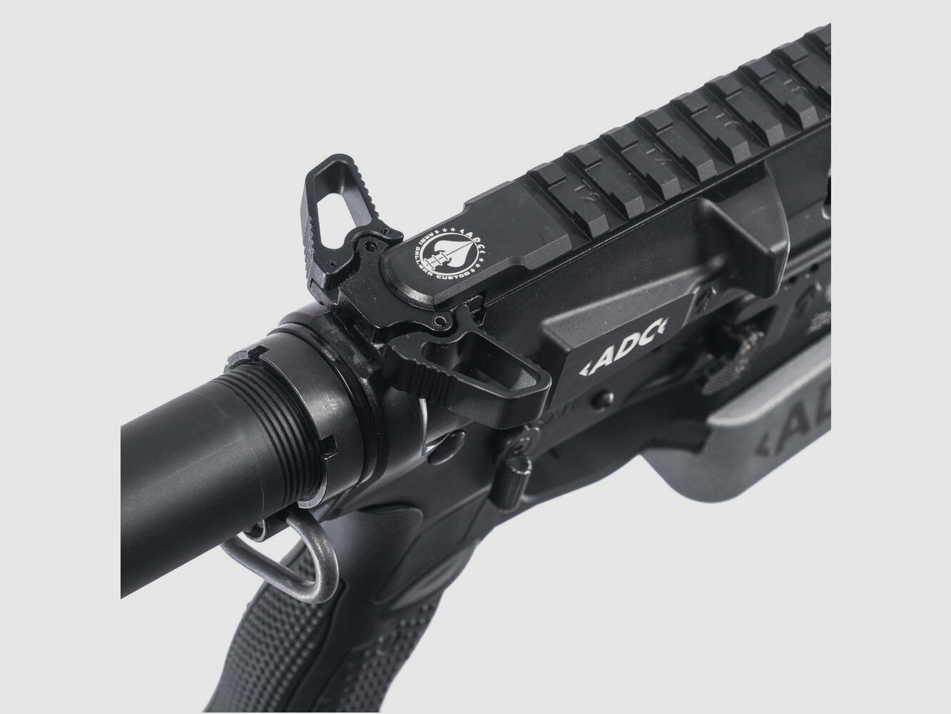 ADC AR9 carabina cal. 9X19 9.5" CERBERUS SILVER, immagine 5 di 6
