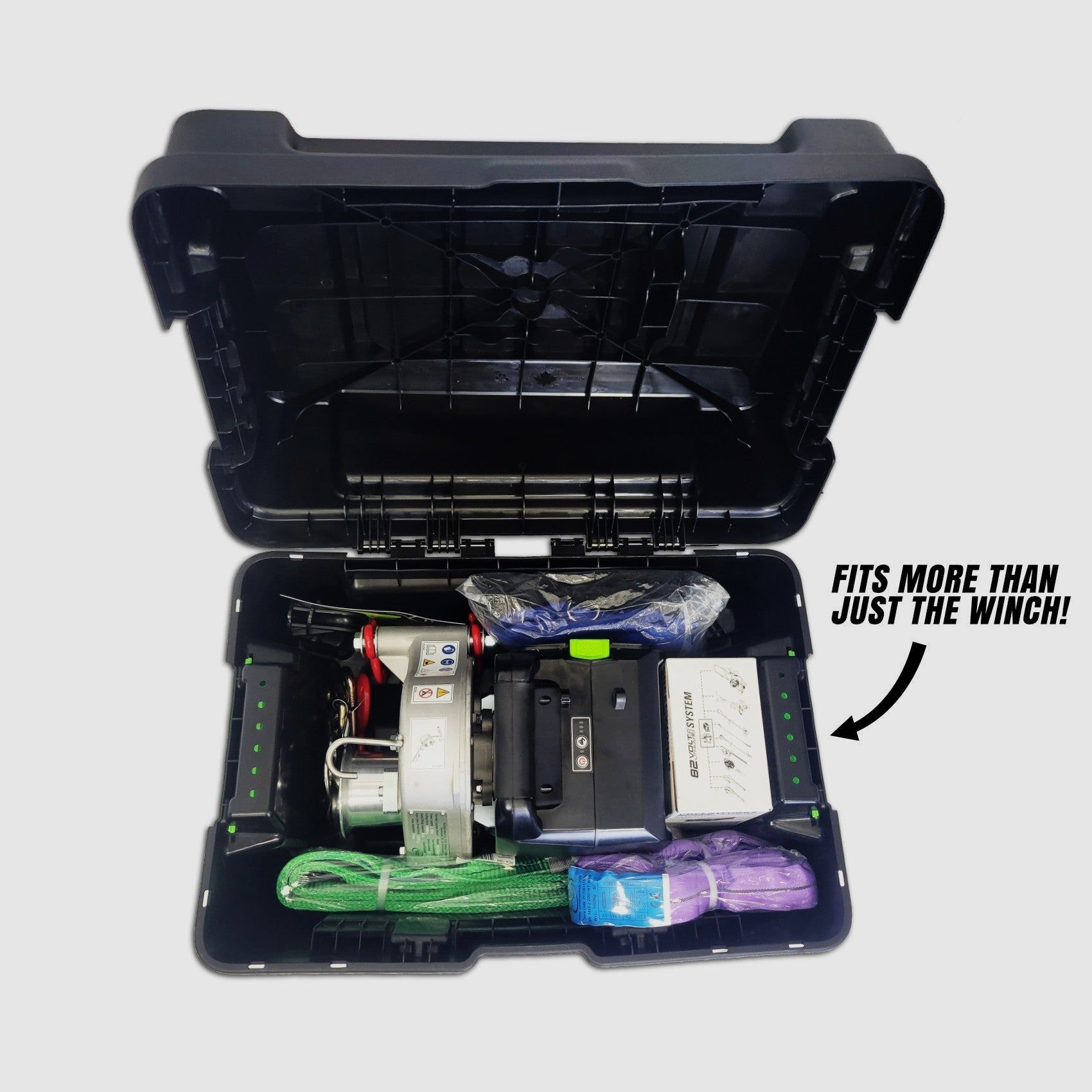 Portable Winch PCW3000-Li Forestry Complete Set – 2 Batteries & Accessories, image 13 of 13