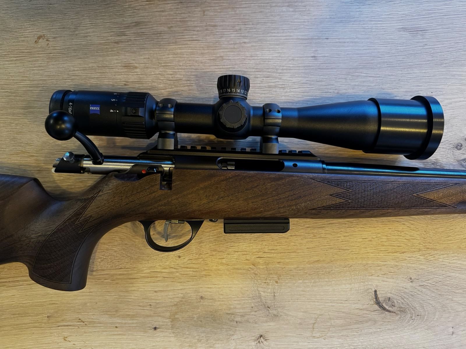 Anschütz 1771 .17 Hornet, Zeiss V4, Svemko Schalldämpfer