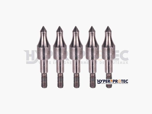 5 Metallspitzen für Pfeil Bolzen Armbrust