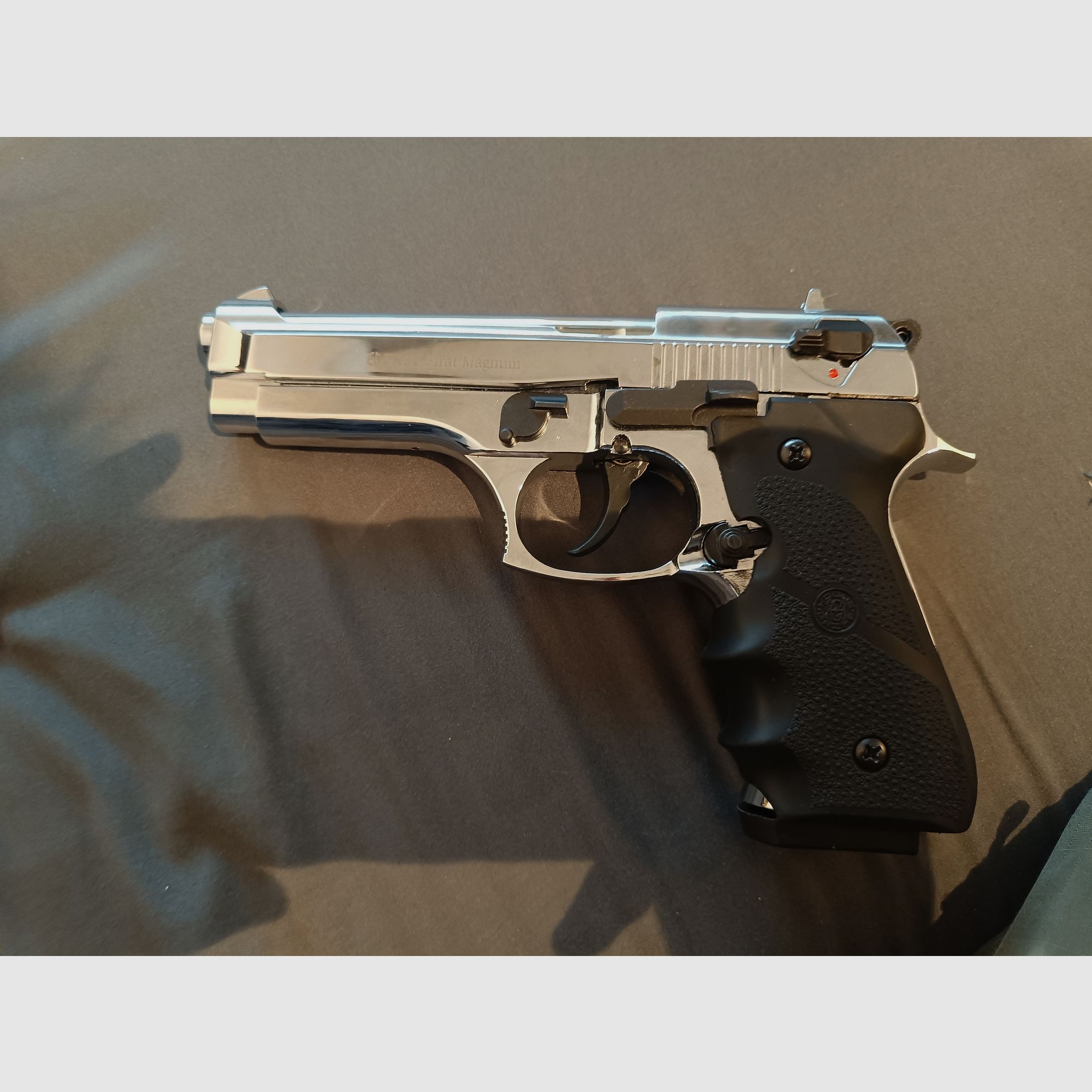 EKOL FIRAT MAGNUM 92 CHROM Combat Griffe und Kompensator 9mm PAK