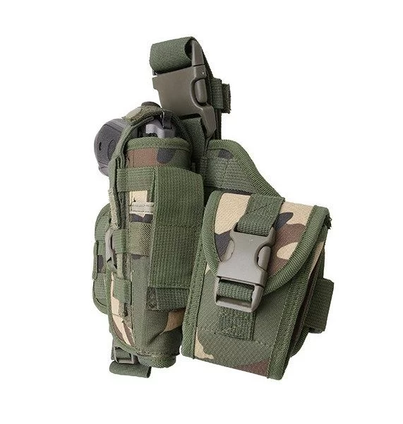 Modular thigh panel with holster woodland (GFT-29-000610), image 3 of 6