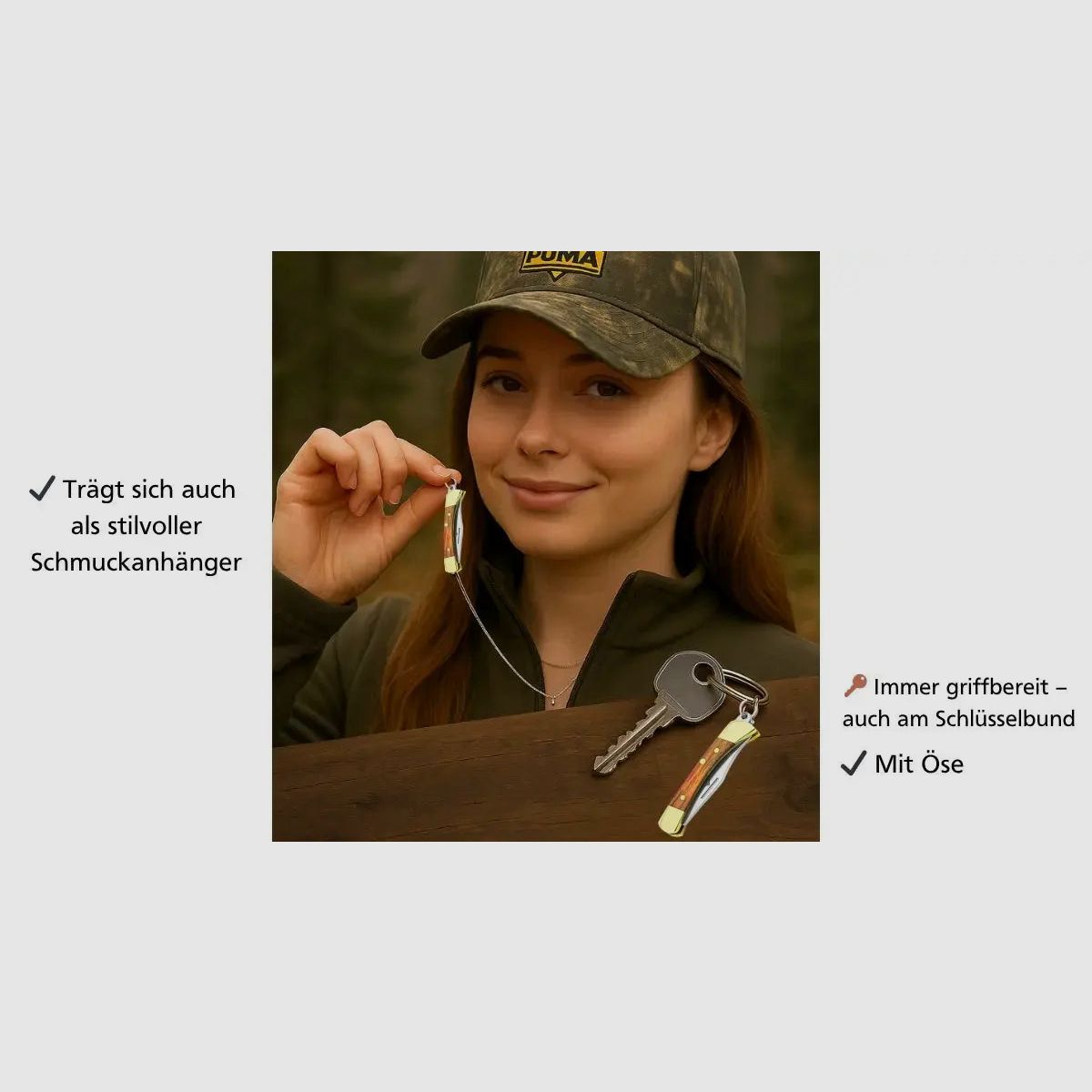 PUMA mini game warden (Miniatur Messer)