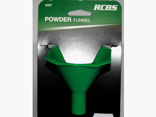 RCBS 9087 Powder Funnel | Pulverfülltrichter mit großem Auslauf | für Kaliber .22 - .45