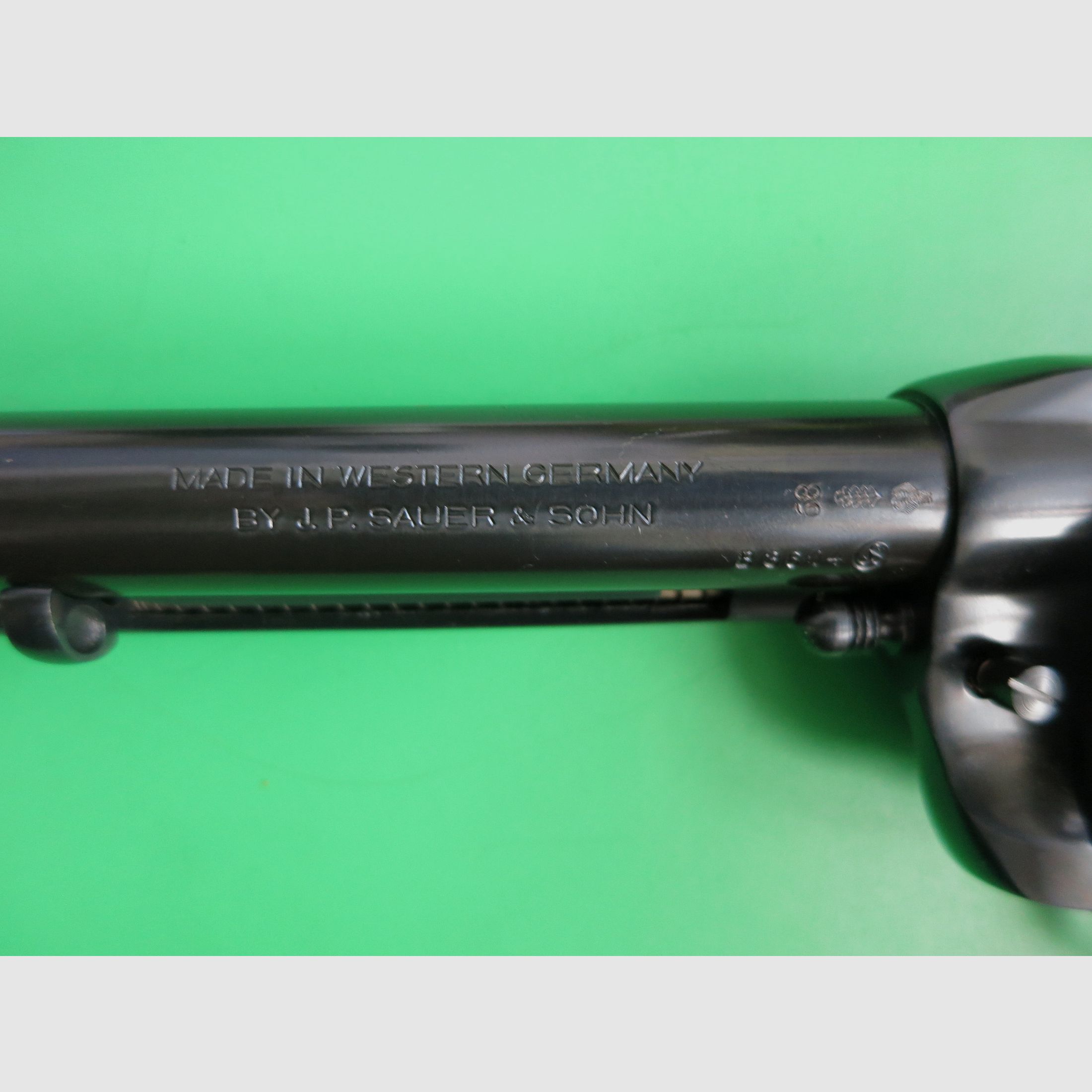 Revólver occidental, FJ. P. Sauer & Sohn, seis disparos occidental, .357 Magnum, estado de colección #63