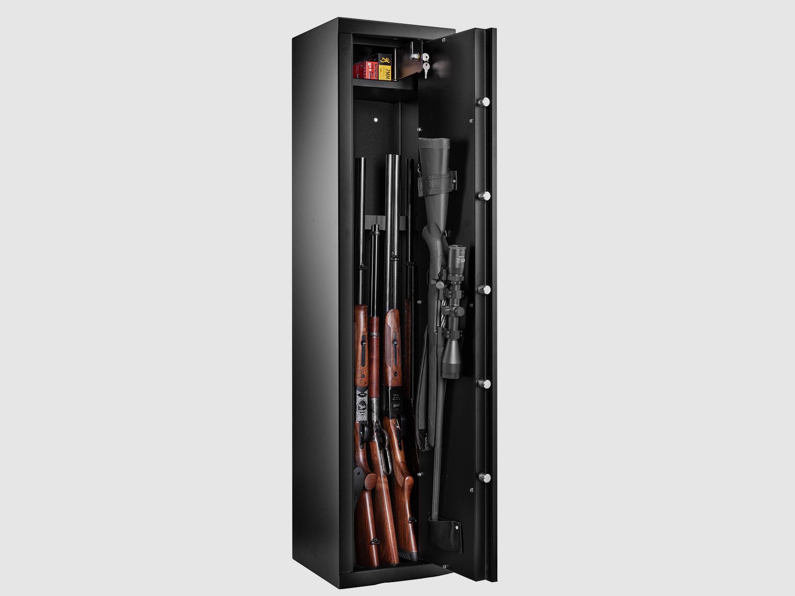Coffre Rietti 7 armes à serrure à clef – 150 cm – 2mm, image 1 sur 7
