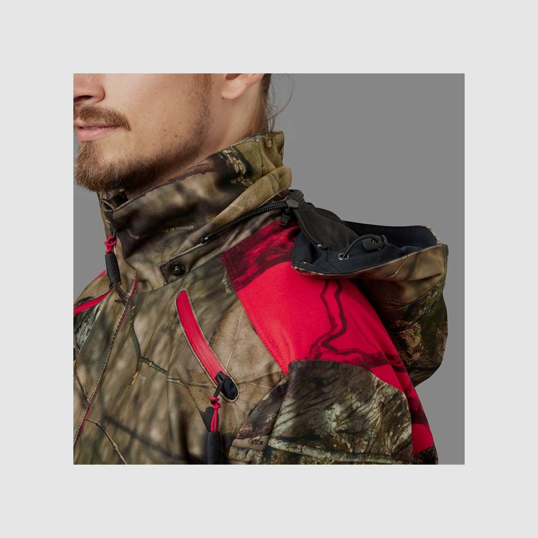 Härkila Herren Jacke Moose Hunter 2.0 GTX MossyOak®Break-Up Country®/MossyOak®Red