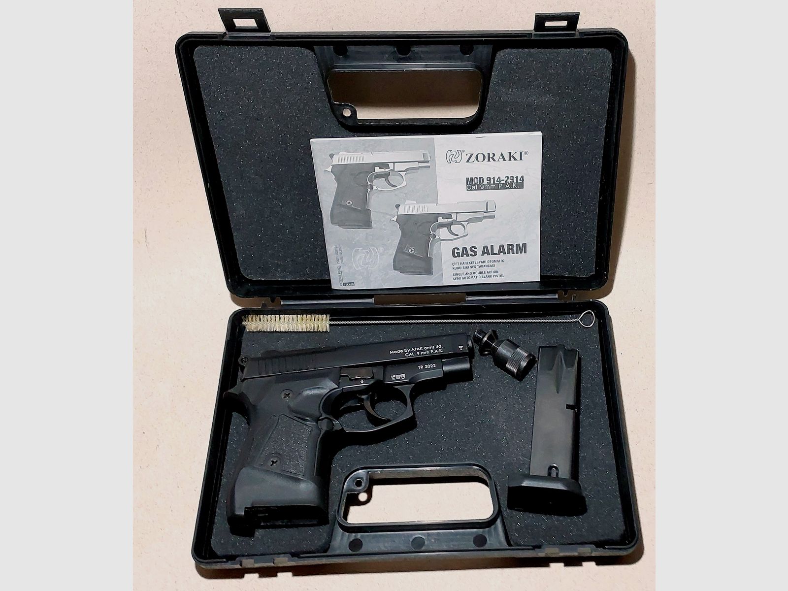 Zoraki 914 brüniert 9mm P.A.K. 