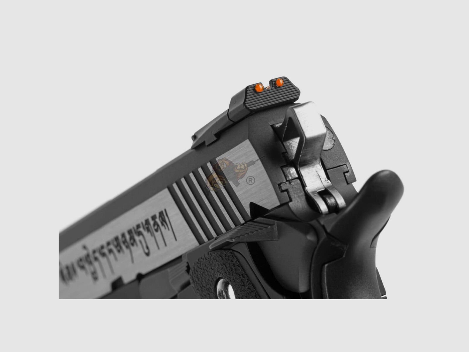 WE Hi-Capa 6 Force A Silver Barrel Full Metal GBB -F-, Bild 5 von 6