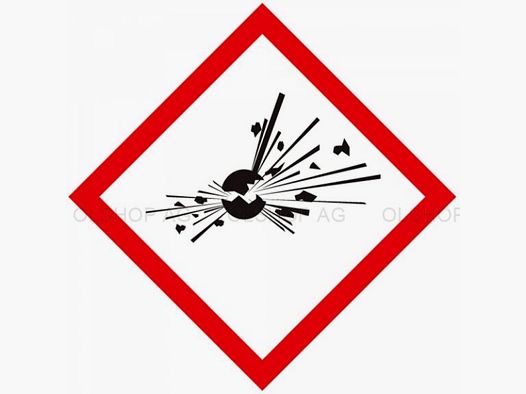 Vari adesivi per custodia/serratura 'BOMBE' per cassaforte - simbolo di pericolo NUOVO