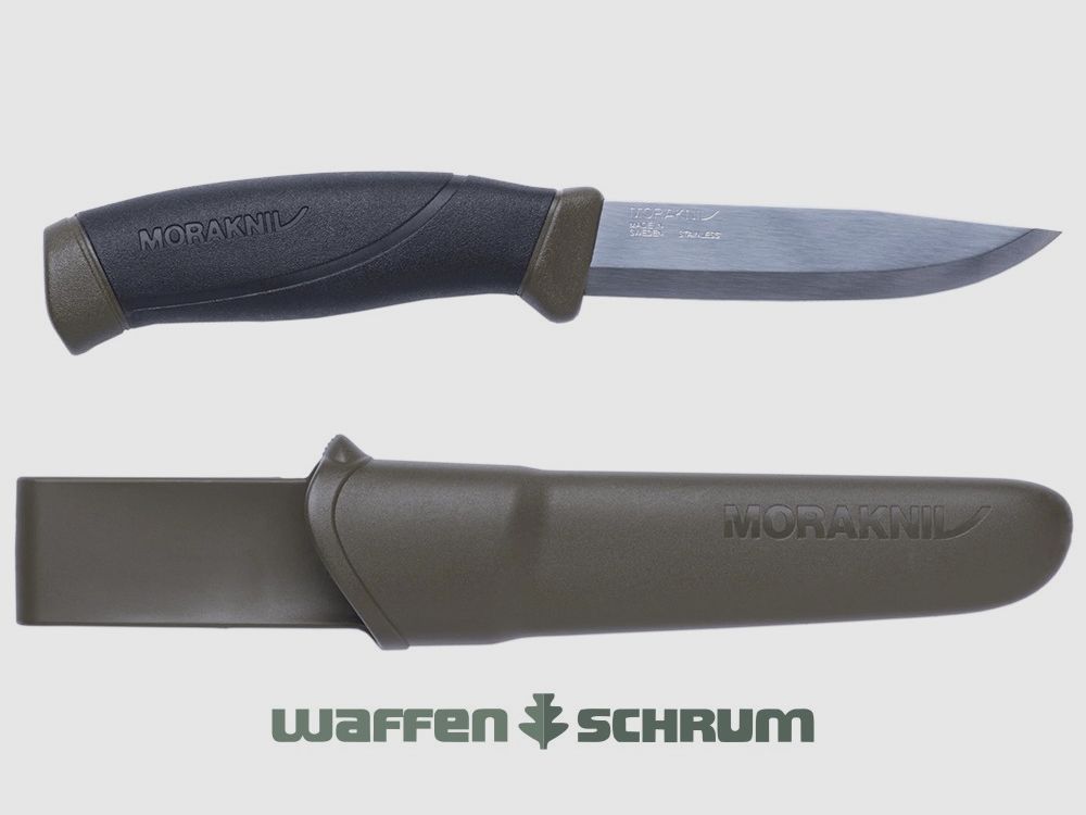 MORA Outdoormesser Companion   Military Grün