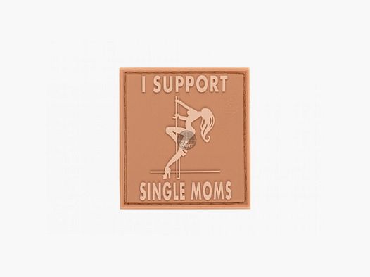 I Support Single Mums Rubber Patch
